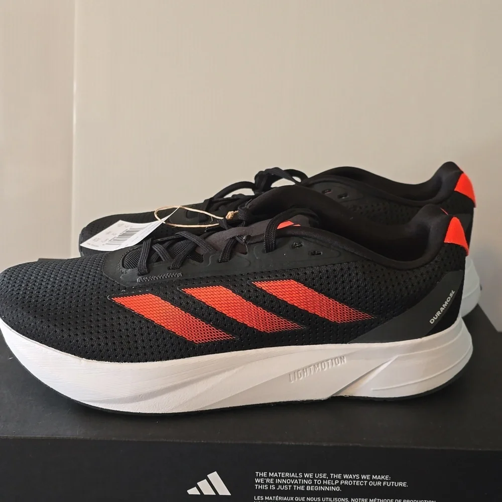 Adidas DuRamo SLM MENS SIZE 11 5 NEW with box sneakers shoes On Sale - Picture 3 of 4